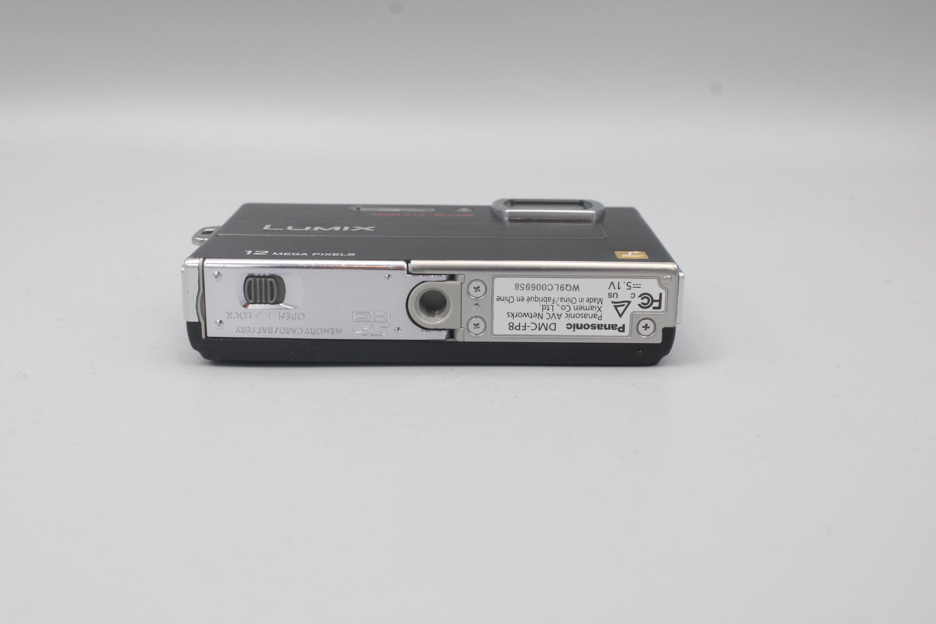 Used Panasonic Lumix FP8 Digital Point and Shoot Camera | Black