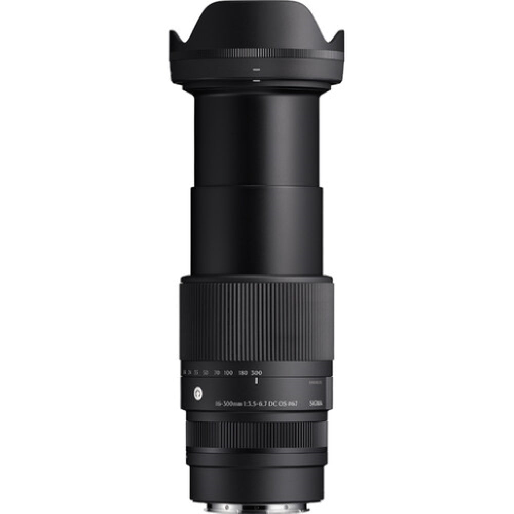 Sigma 16-300mm f/3.5-6.7 DC OS Contemporary Lens Compatible with L Mount (APS-C) | Bundle with 67mm UV Filter + Cleaning Kit + Cleaning Cloth (4 Items)