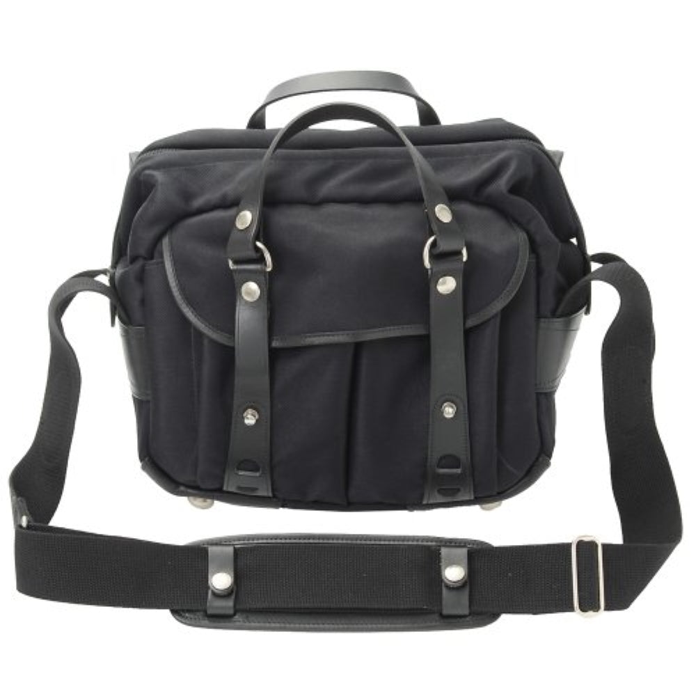 Billingham 207 Camera Bag | Black with Black Leather Trim