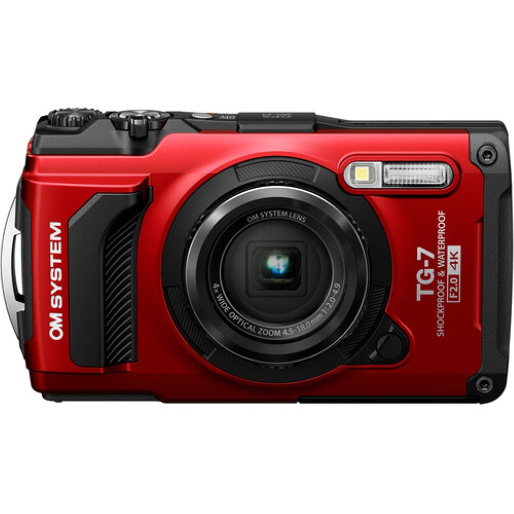 OM SYSTEM Tough TG-7 Digital Camera | Red