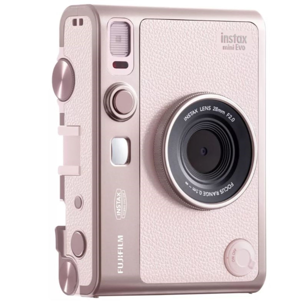 FUJIFILM INSTAX MINI EVO Hybrid Instant Camera | Gentle Rose