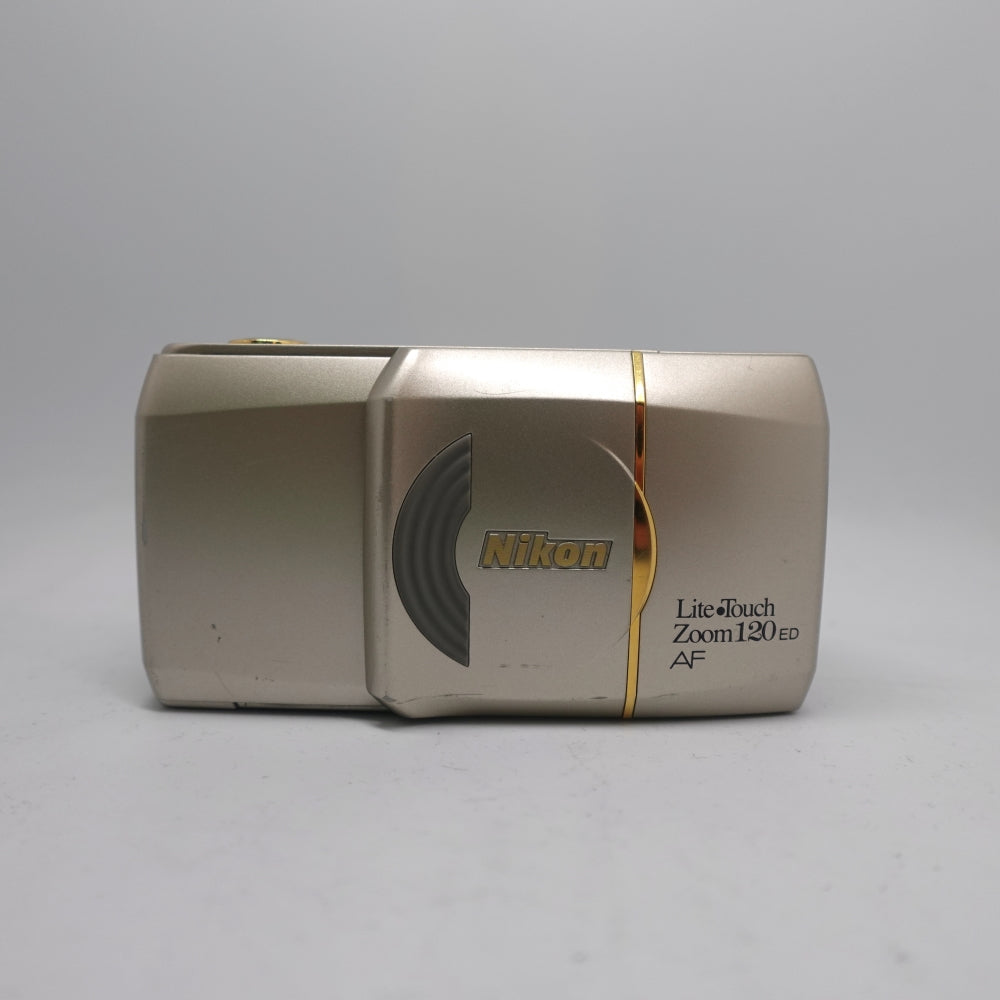 Used Nikon Lite Touch Zoom 120 ED AF 35mm Point and Shoot Camera | Chrome | U9