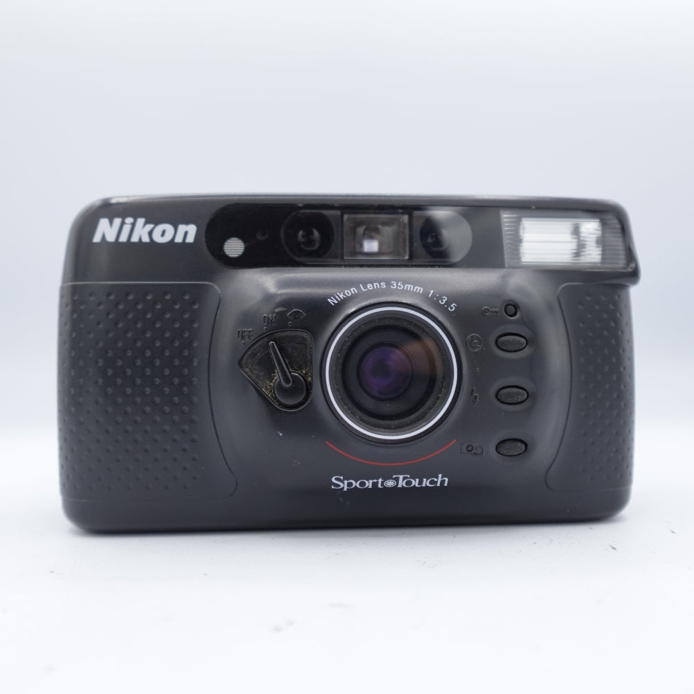 Used Nikon Sport Touch 35mm Point and Shoot Camera | Black | U8+