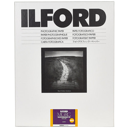 Ilford MULTIGRADE RC Deluxe Paper | Satin, 8 x 10", 250 Sheets