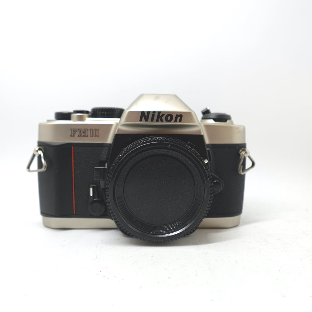 Used Nikon FM10 35mm SLR Camera Body | Chrome | U9