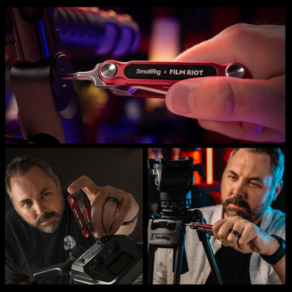 SmallRig x FILM RIOT 10-in-1 Folding Wrench Set | Black