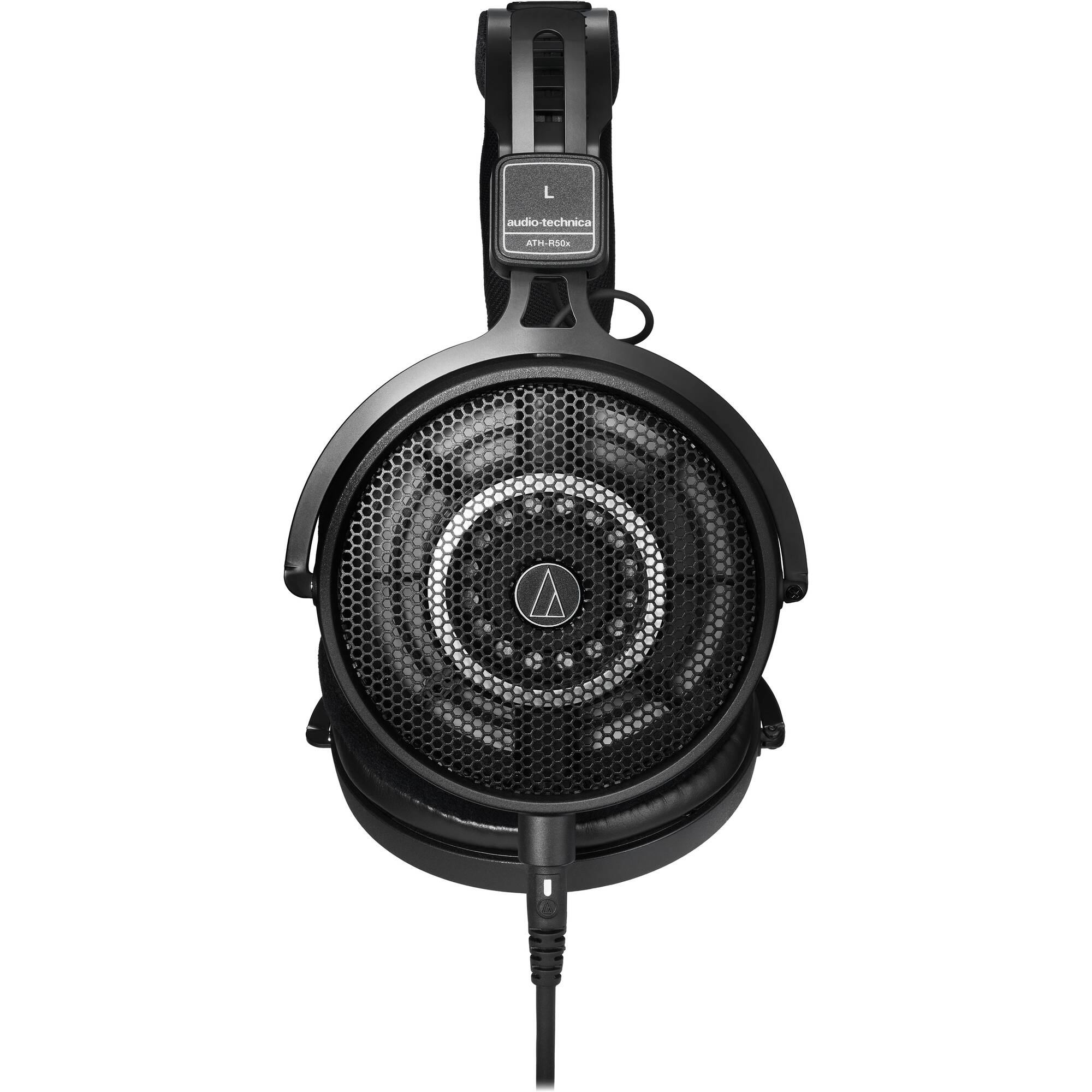 Audio-Technica ATH-R50x Open-Back Reference Headphones with Full-Sized Hard Headphone Case & Cloth (3 Items)