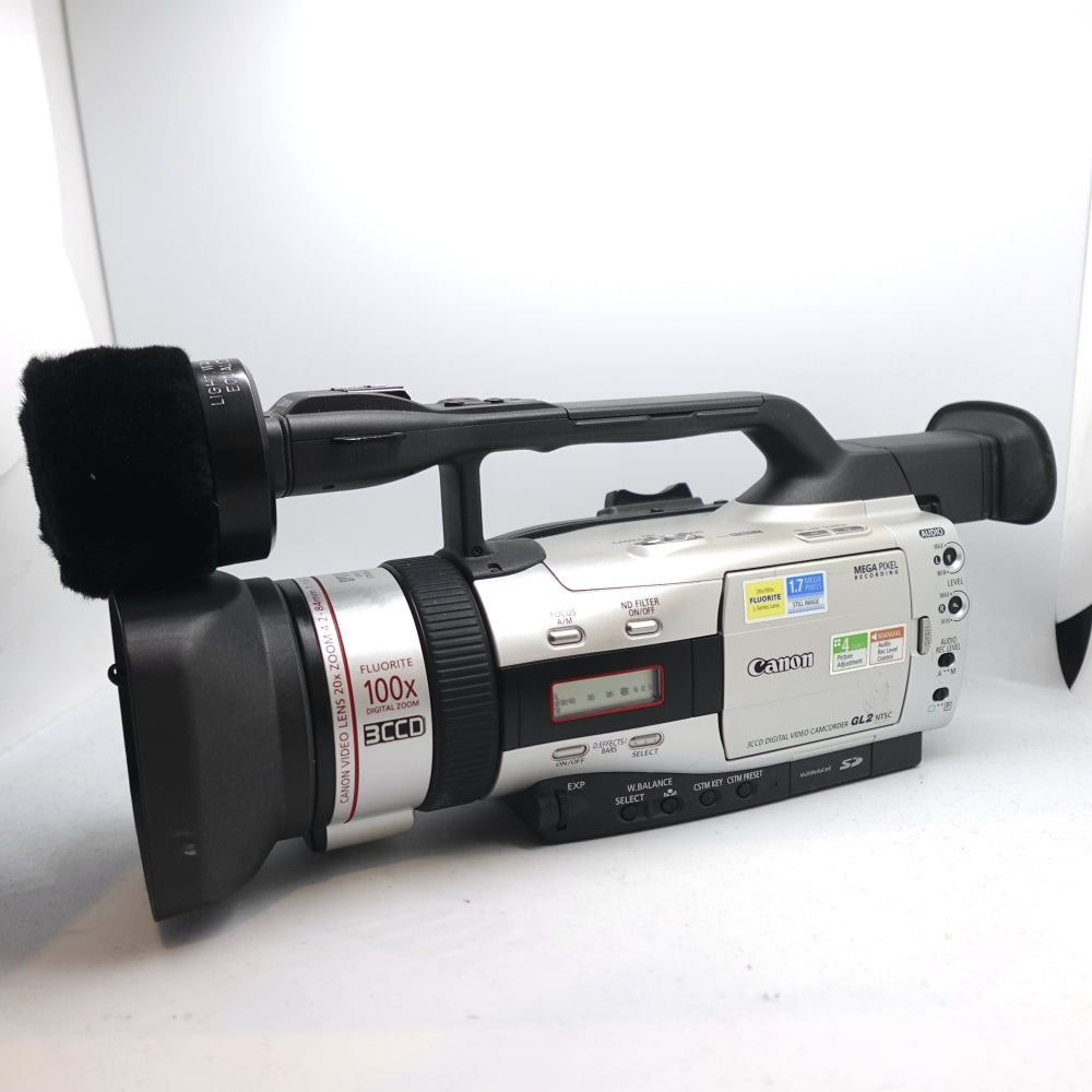 Used Canon GL2 Mini DV Digital Camcorder Silver U9