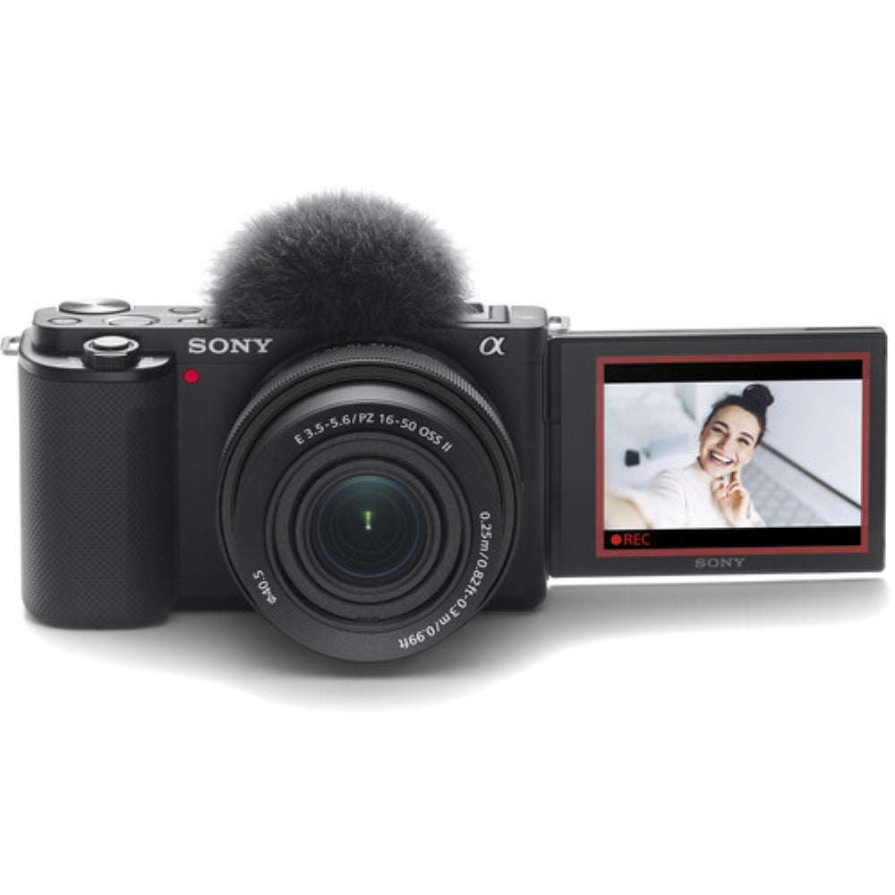 Sony ZV-E10 Mirrorless Camera with 16-50mm f/3.5-5.6 II Lens | Black