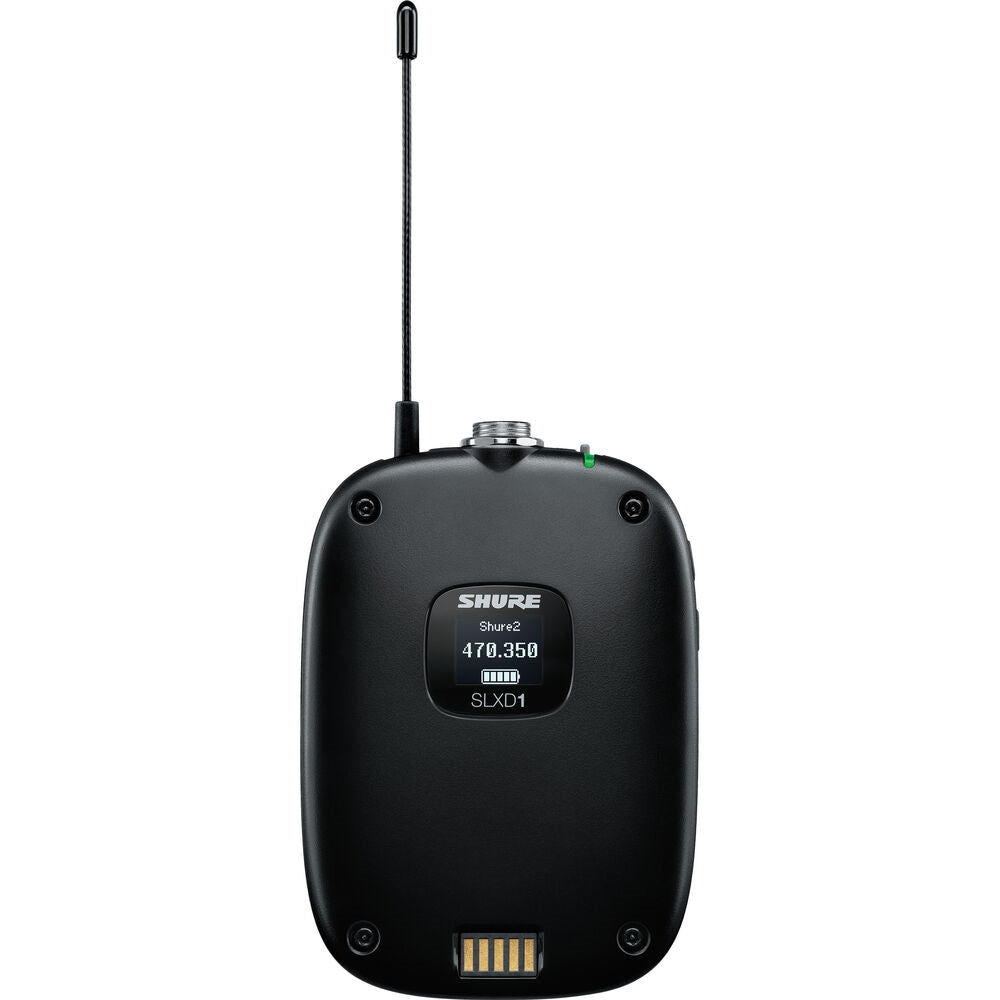 Shure SLXD14 Digital Wireless Guitar System | G58: 470 to 514 MHz
