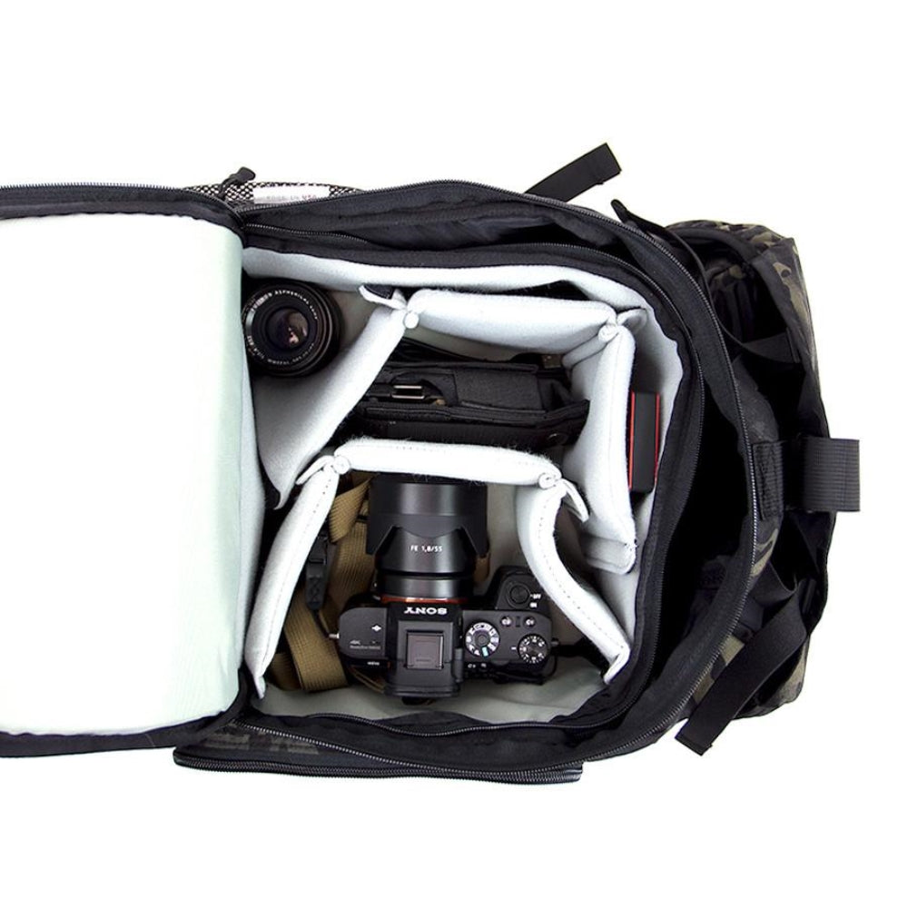 DSPTCH Camera Ruckpack | Black Camo