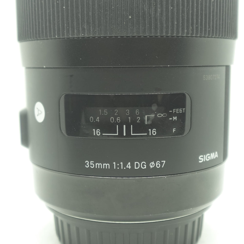 Used Sigma EF 35mm F/1.4 Art | Black | U8
