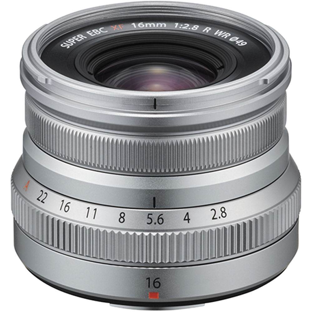FUJIFILM XF 16mm f/2.8 R WR Lens | Silver