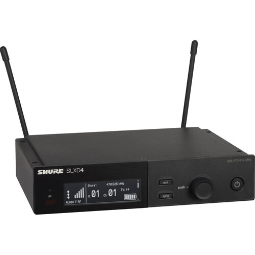 Shure SLXD24/B58 Digital Wireless Handheld Microphone System with Beta 58A Capsule | J52: 558 to 602 + 614 to 616 MHz