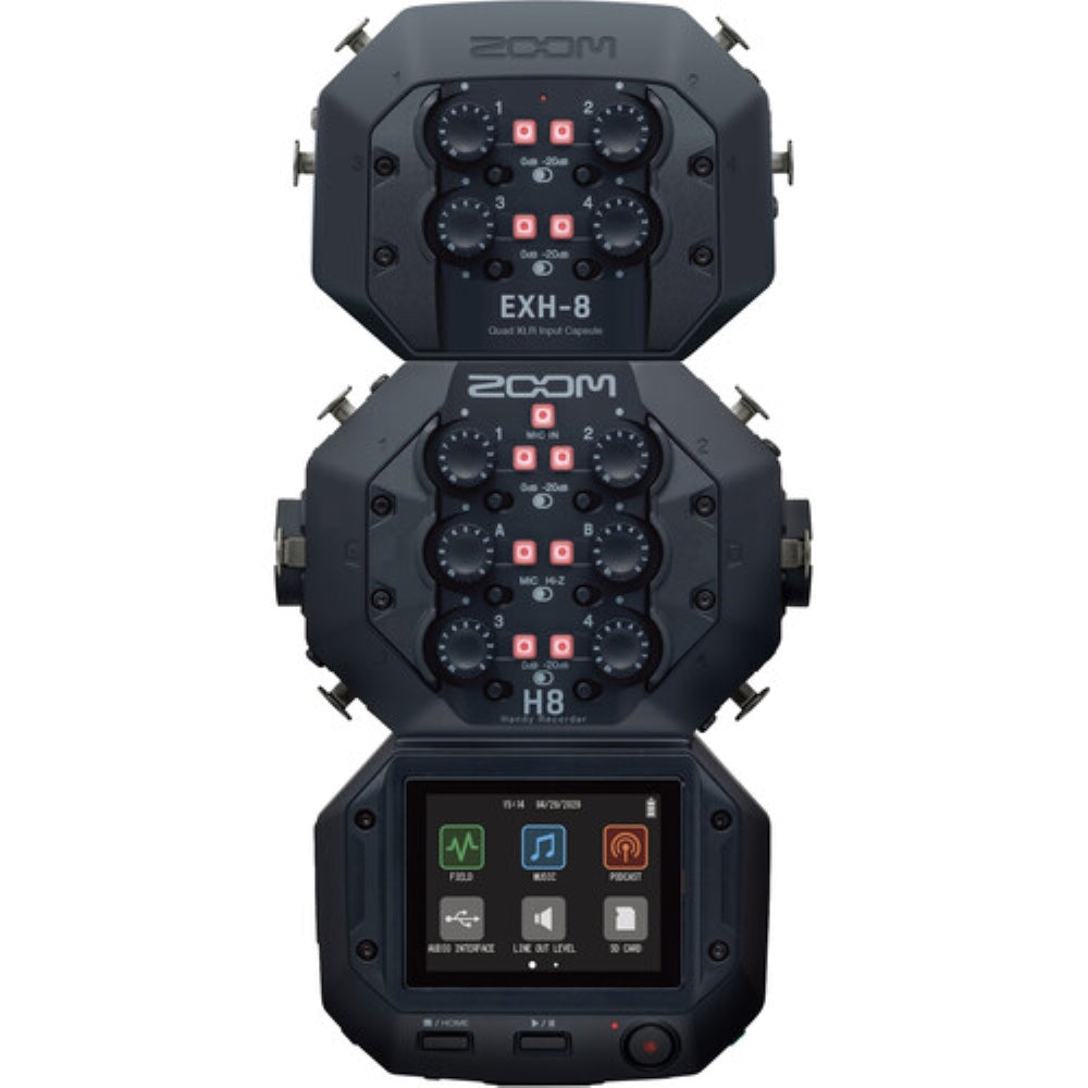 Zoom EXH-8 Quad XLR Input Capsule for H8 Recorder