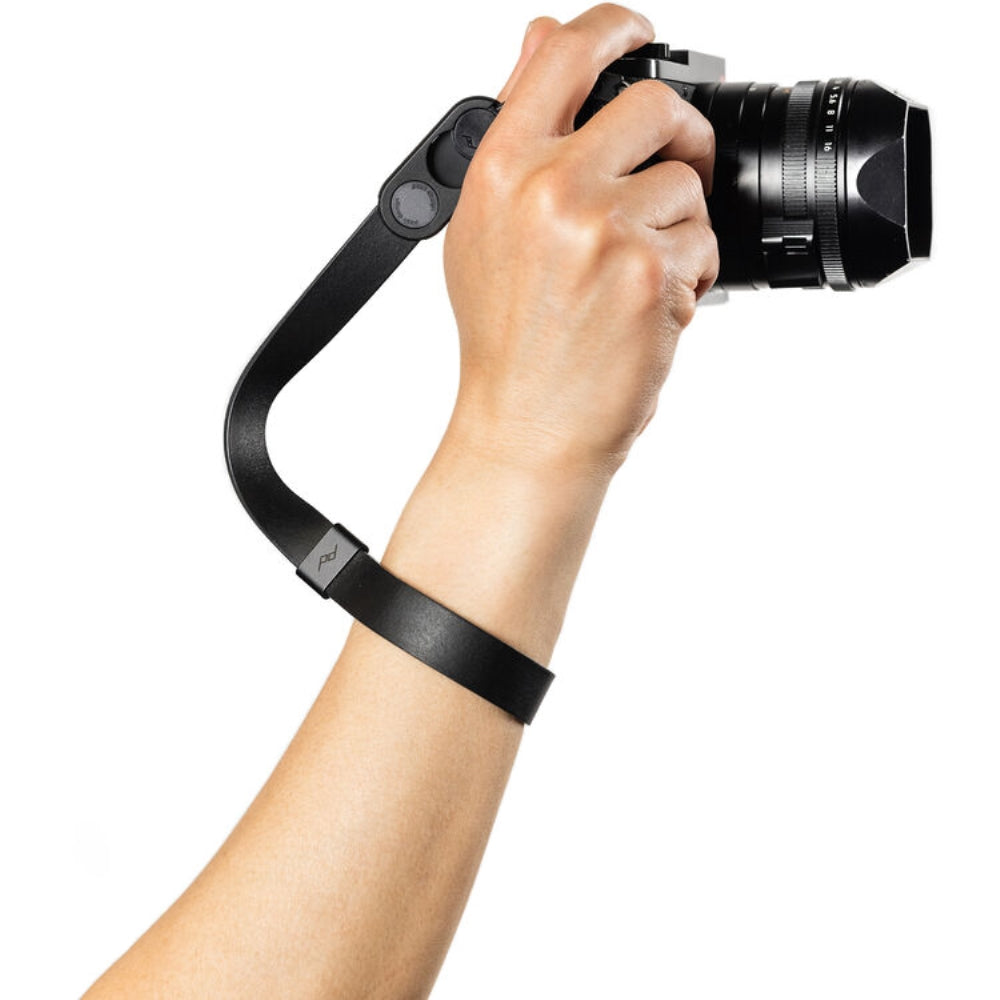 Peak Design Cuff Leather Camera Wrist Strap | Black