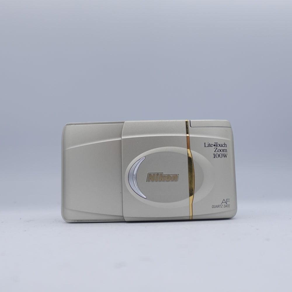 Used Nikon Lite Touch Zoom 100W 35mm Point and Shoot Camera | Silver | U9+