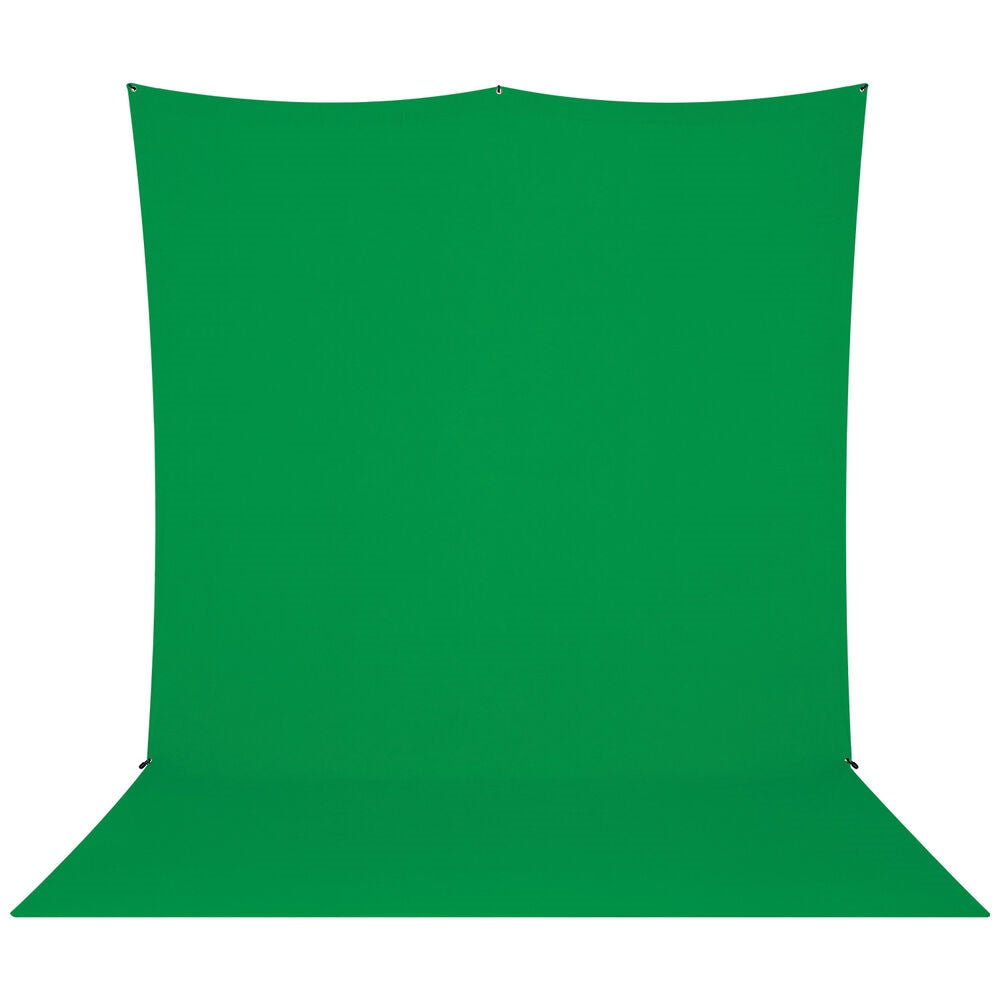 Westcott X-Drop Pro Water-Resistant Backdrop Sweep Kit | Chroma-Key Green, 8 x 13'