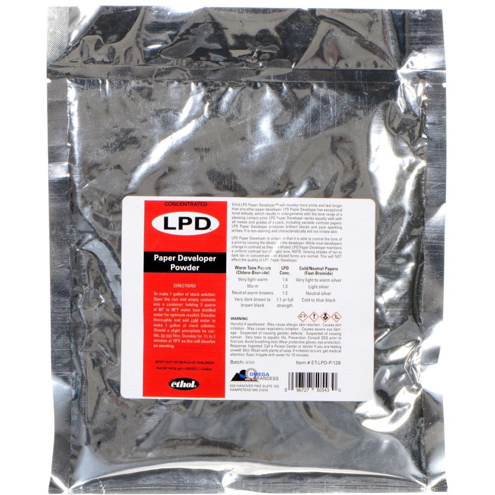 Ethol LPD Developer (Powder) for Black & White Paper | Makes 1 Gallon