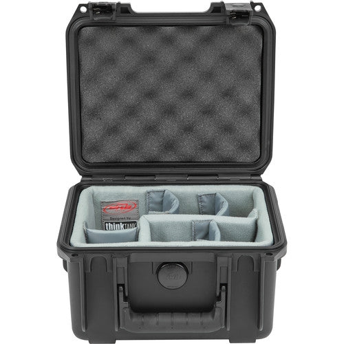 SKB iSeries 0907-6 Case with Think Tank Photo Dividers & Lid Foam | Black