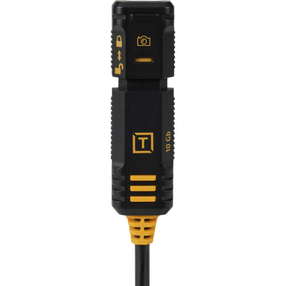 Tether Tools TetherPro Optima 10G TetherBoost Locking USB-C Extension Cable | 16', Non-Reflective Black