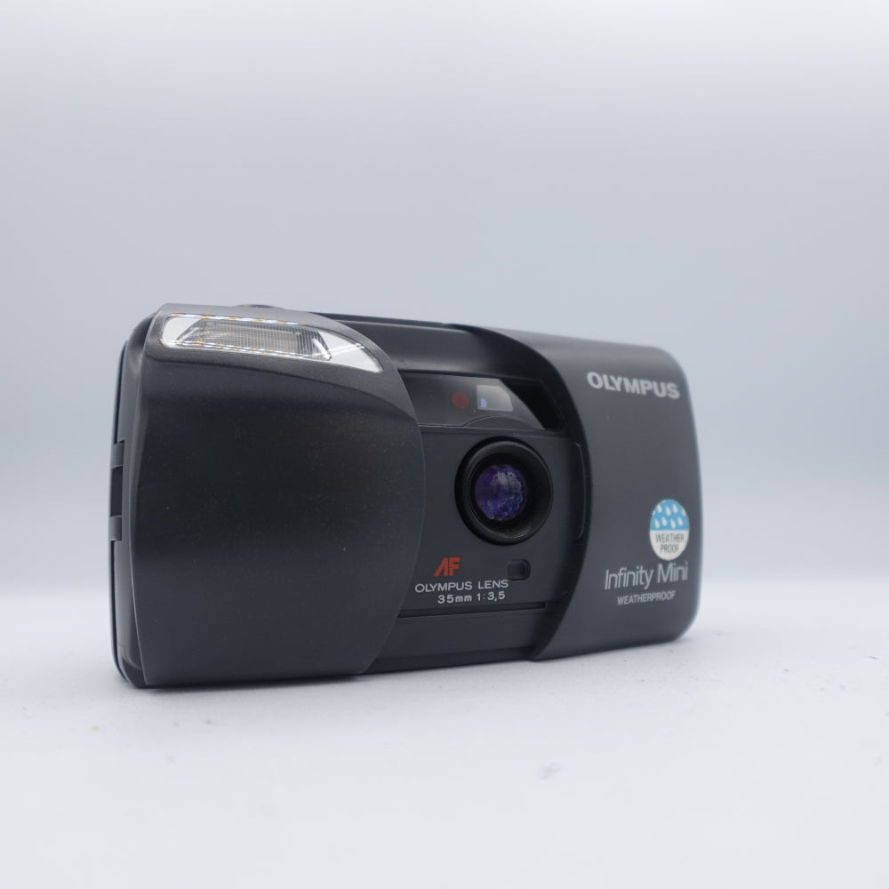 Used Olympus Infinity Mini 35mm Point and Shoot Camera | Grey | U9