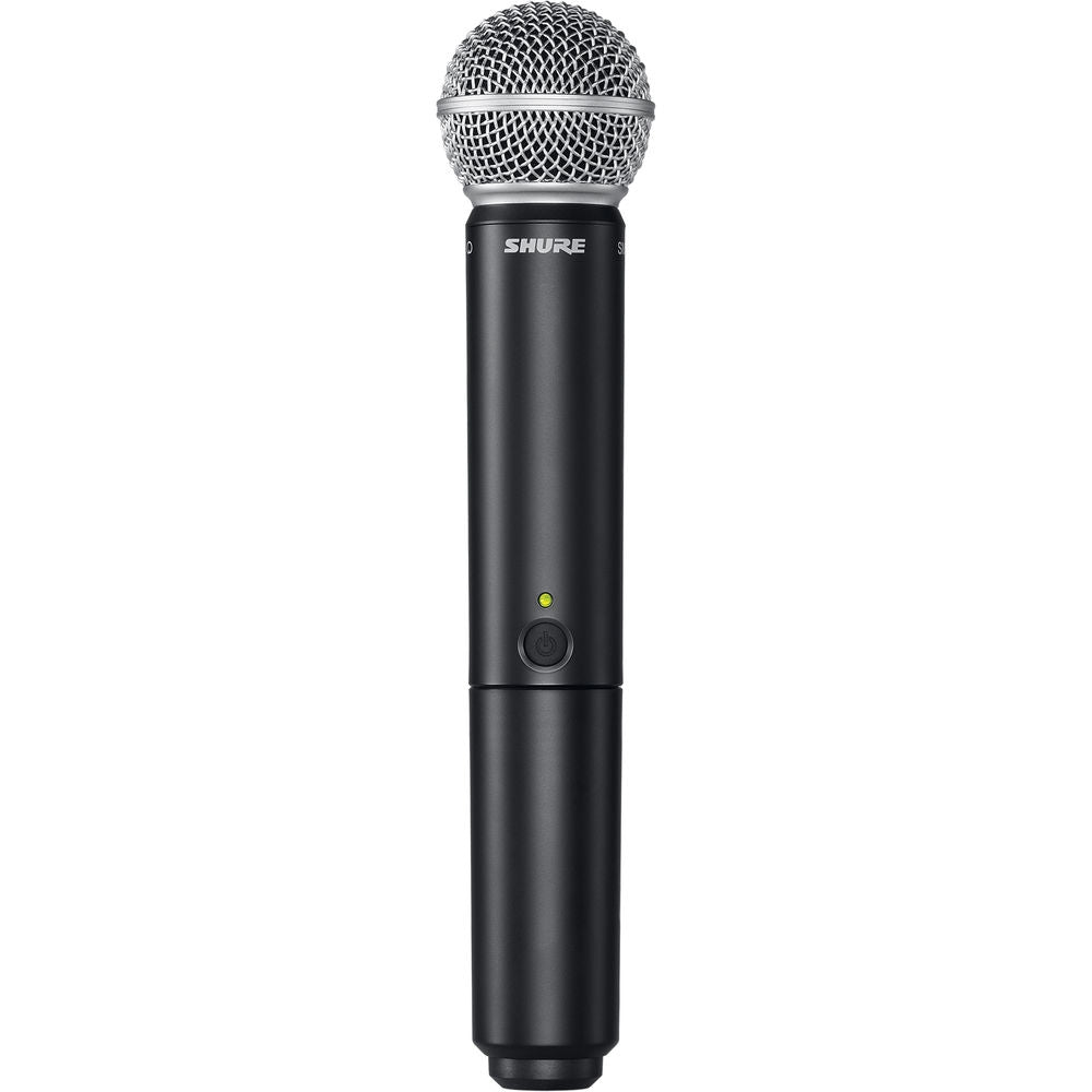 Shure BLX288/SM58 Dual-Channel Wireless Handheld Microphone System with SM58 Capsules | H10: 542 to 572 MHz