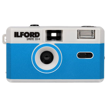 Ilford Sprite 35-II Film Camera | Silver & Blue