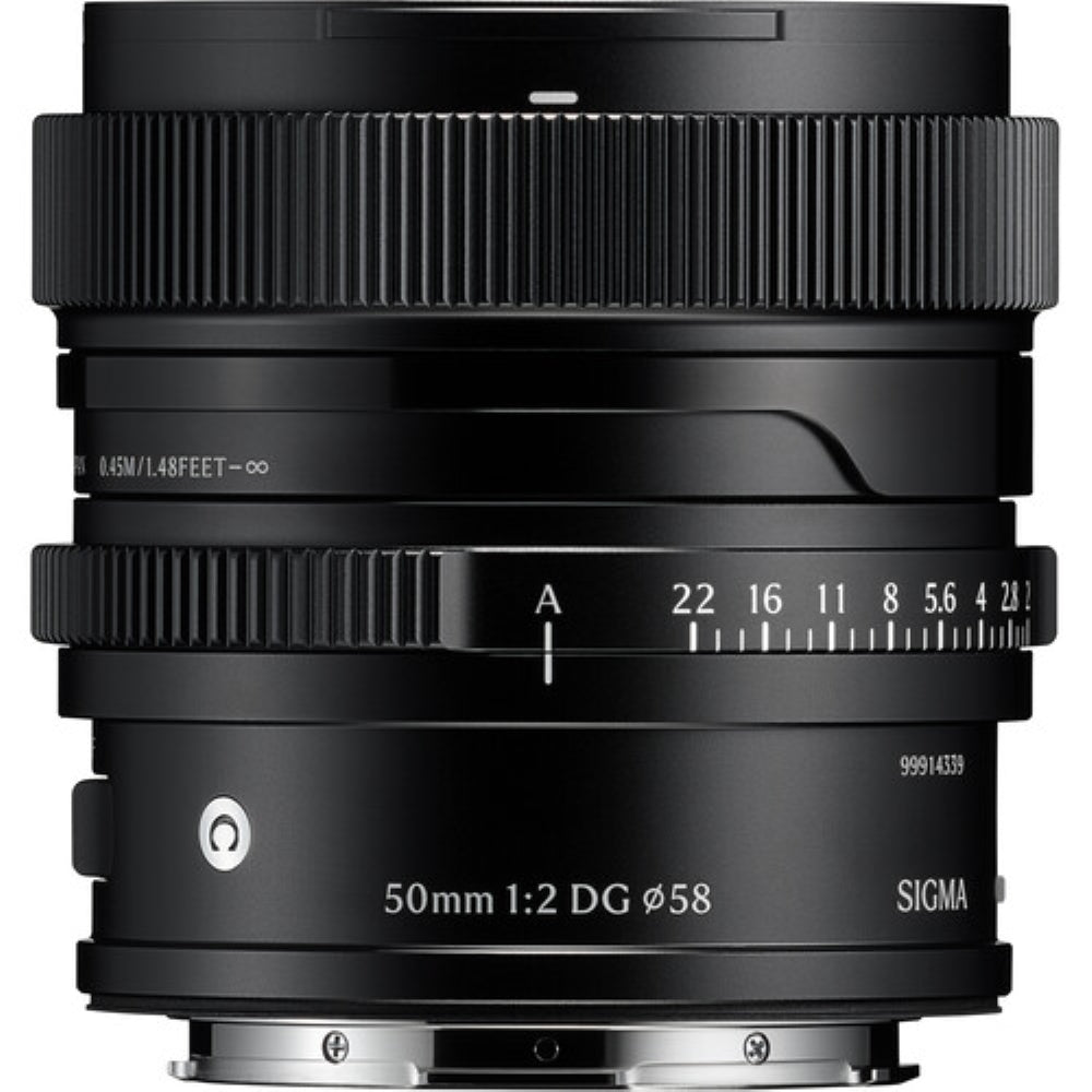 Sigma 50mm f/2 DG Contemporary Lens | L-Mount, Black