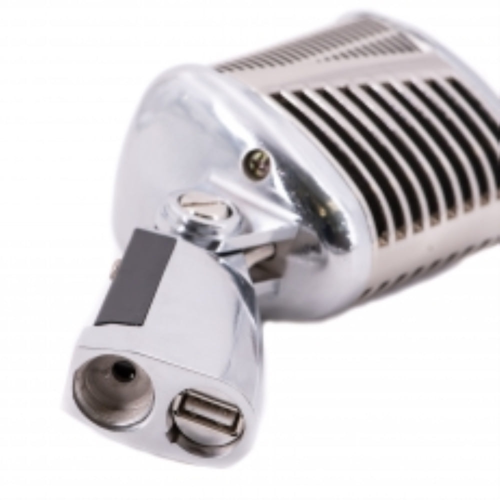 CAD Large Diaphragm Supercardioid Dynamic Side Address Vintage Microphone with USB Connection