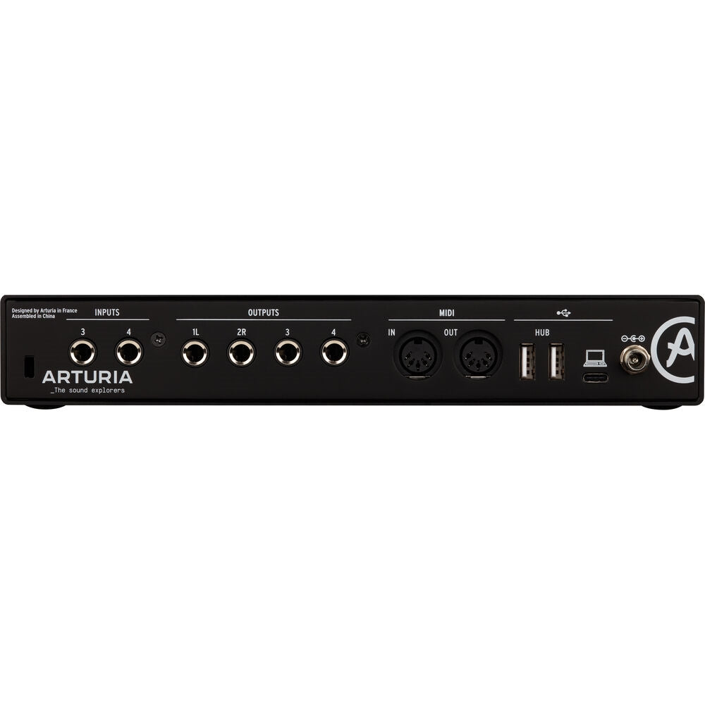 Arturia MiniFuse 4 Portable 4x4 USB Type-C Audio/MIDI Interface | Black