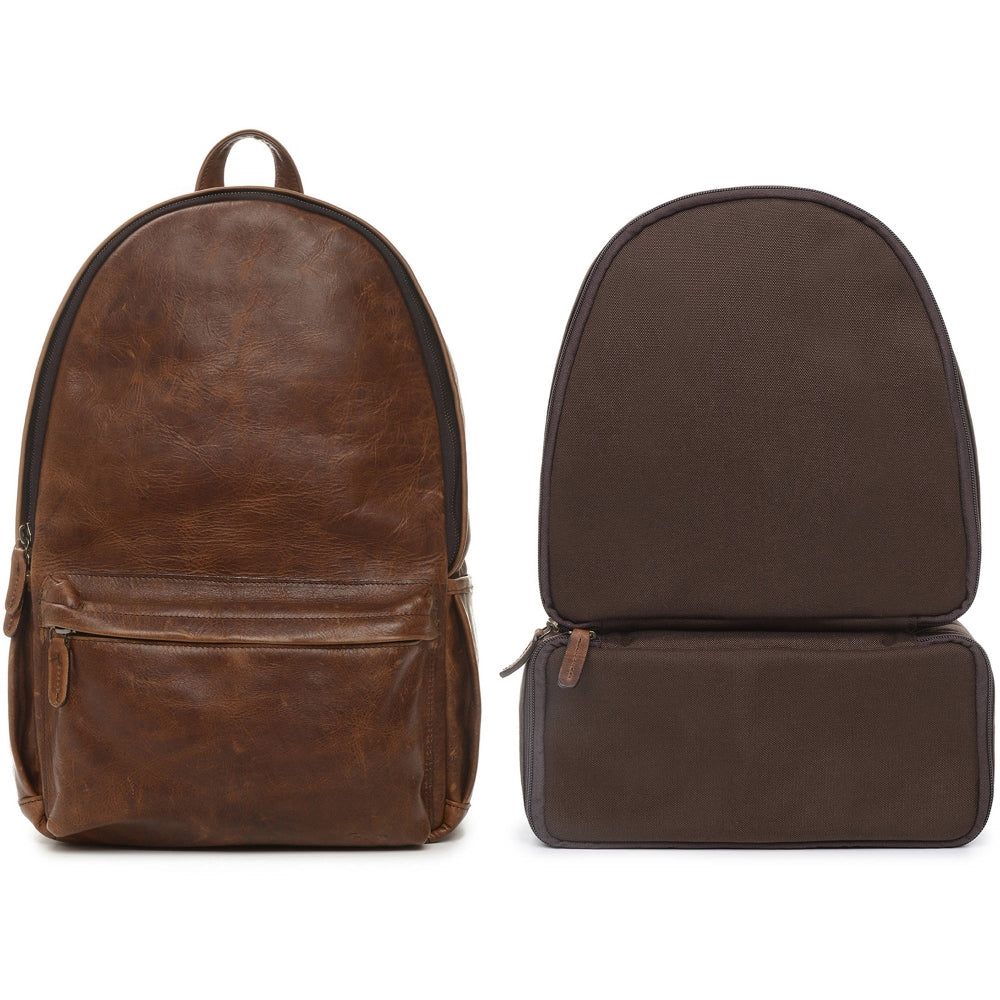 ONA The Leather Clifton Backpack | Antique Cognac