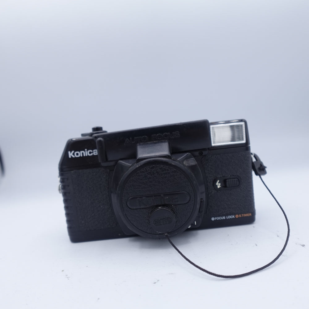 Used Konica C35 MF 35mm Point and Shoot Camera | Black | U8