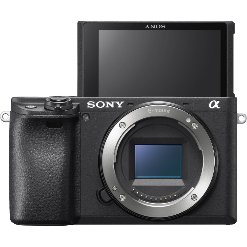 Sony a6400 Mirrorless Camera Bundle with Sigma 16-300mm f/3.5-6.7 DC OS Contemporary Lens Compatible with Sony E Mount + 64GB Memory Card + Medium Camera Shoulder Bag + Cleaning Kit (12 Items)