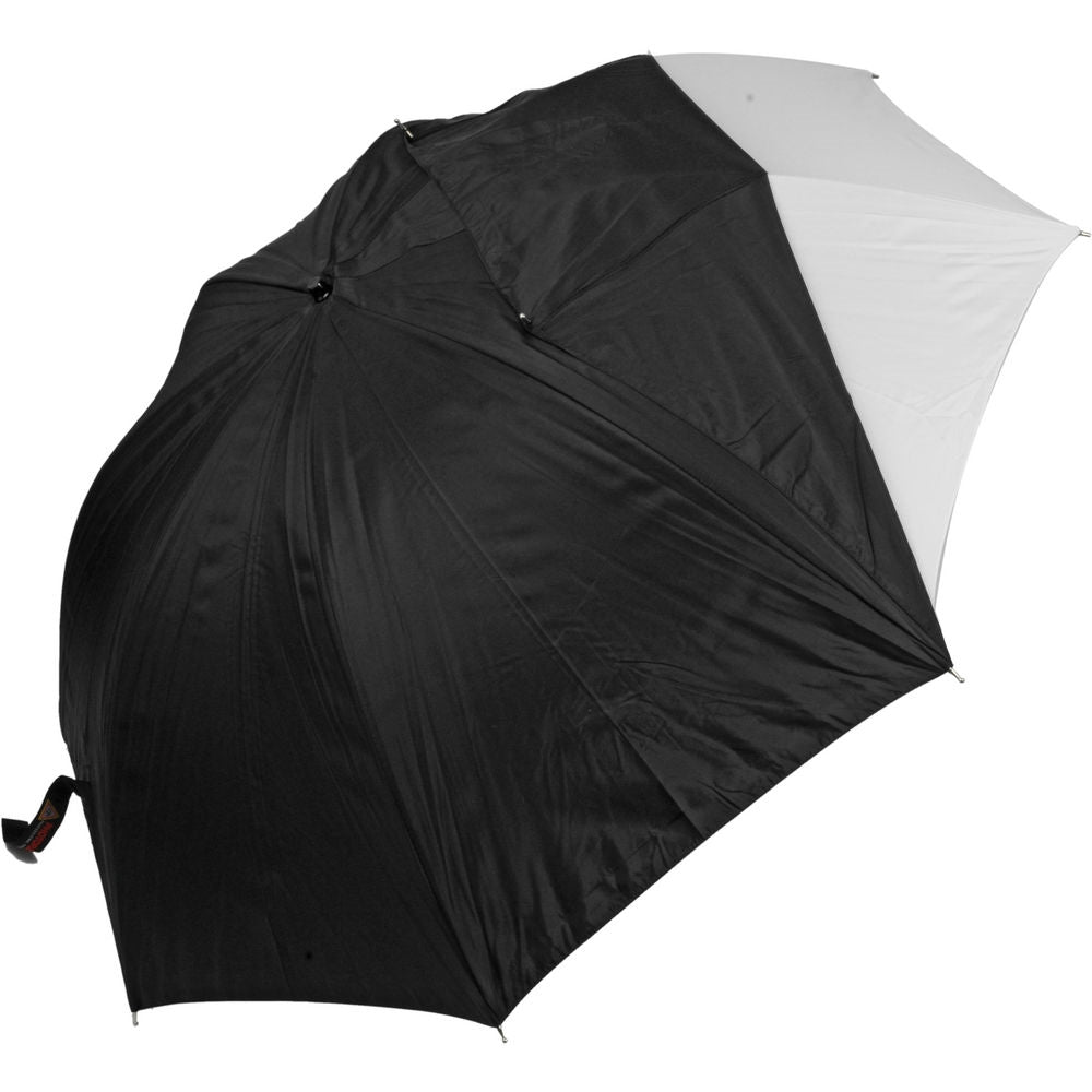 Photoflex Convertible Umbrella | White Satin with Removable Black Cover, 30"