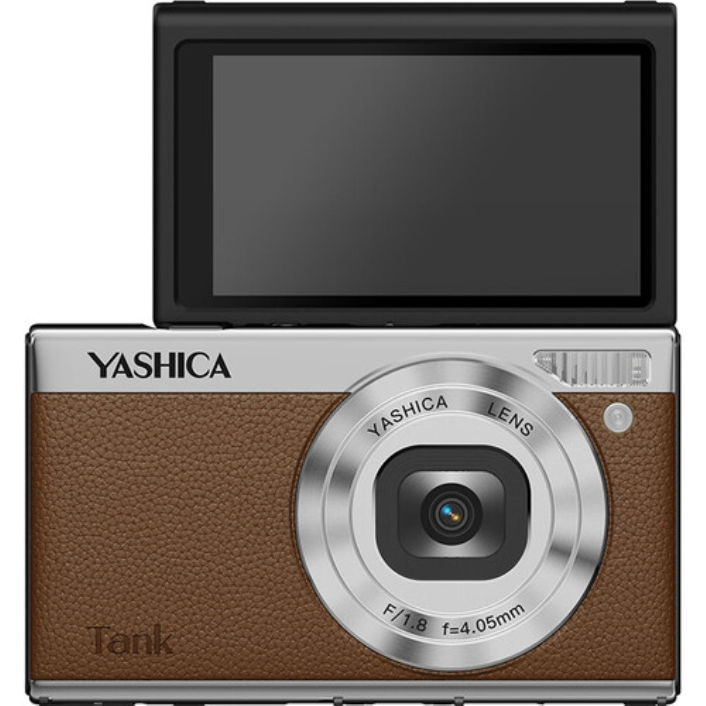 Yashica Tank Compact Digital Camera | Brown