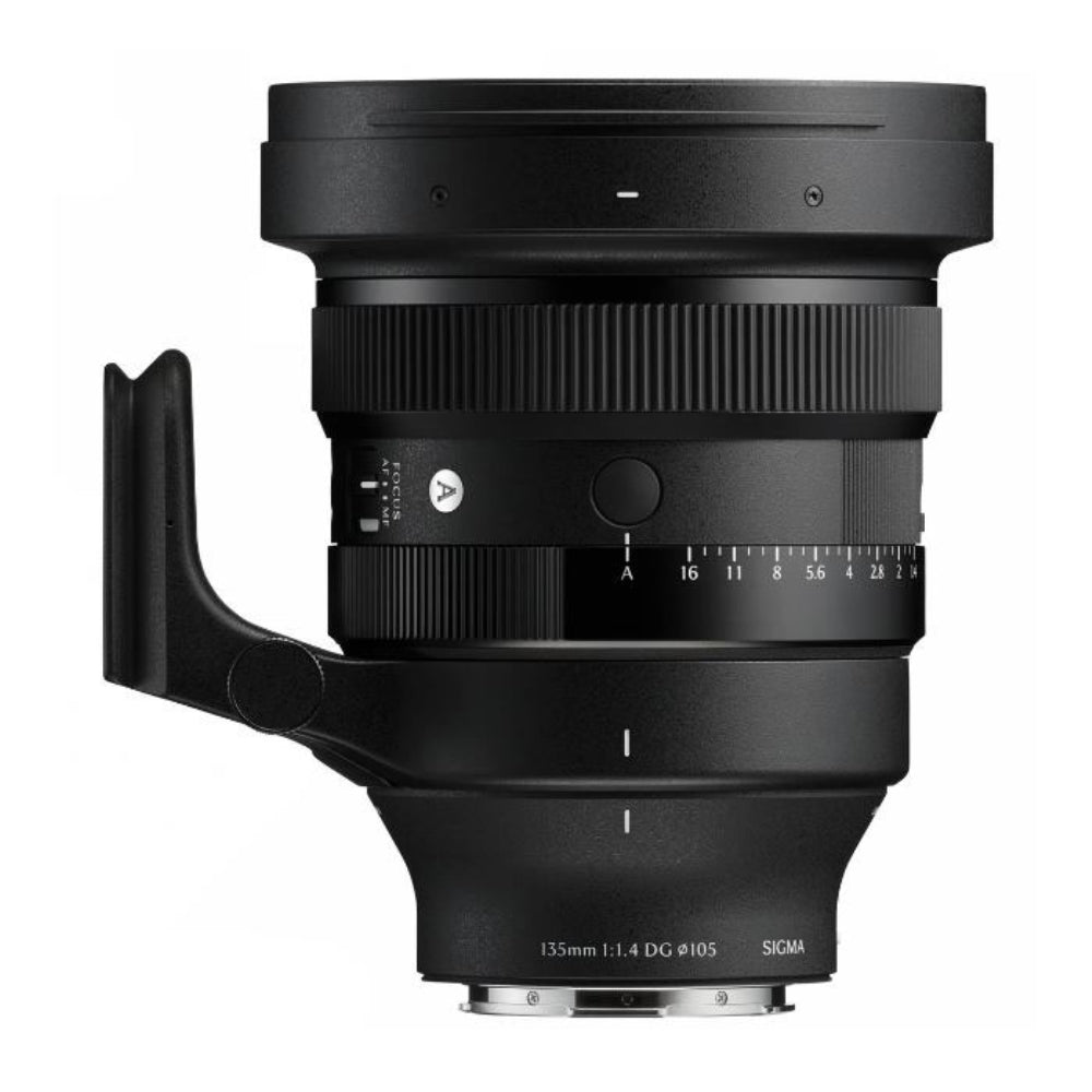 Sigma 135mm f/1.4 DG Art Lens Compatible with Sony E Mount (Full Frame) Bundle with UV Filter + Lens Cap Keeper + Cleaning Kit + Cleaning Cloth (5 Items)