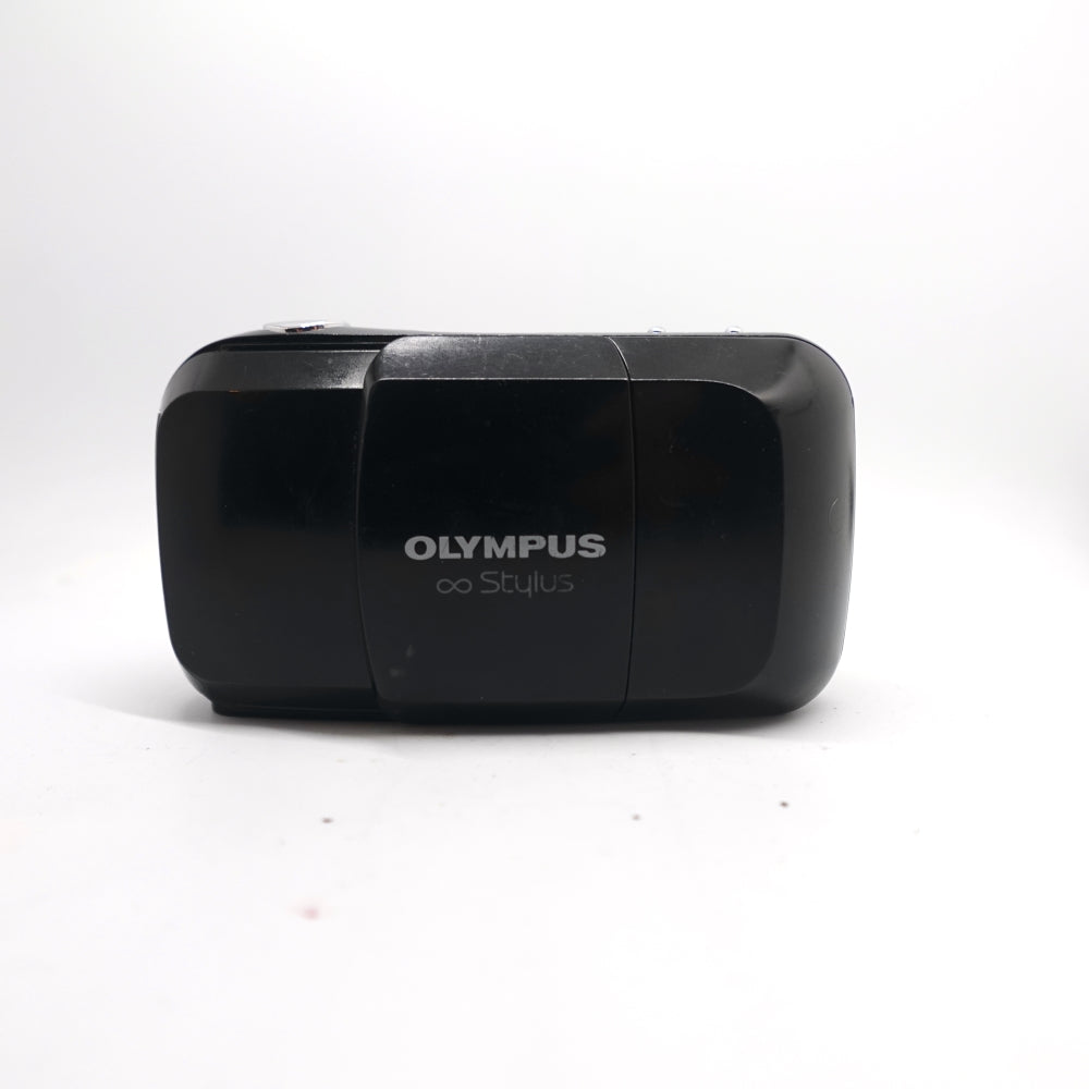 Used Olympus Infinity Stylus 35mm Point and Shoot Camera | Black | U9