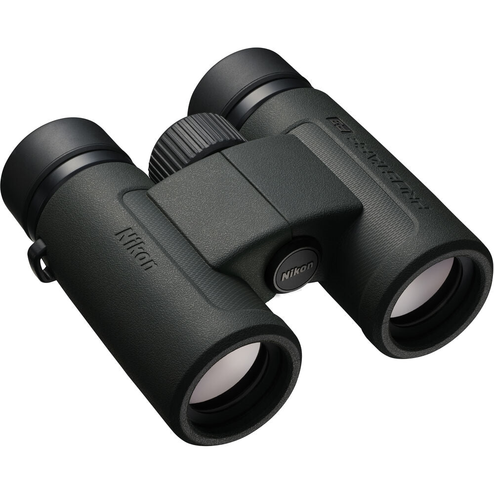 Nikon PROSTAFF P3 8x30 Binoculars Bundled with Harness Strap + Deluxe Cleaning Kit + Smartphone to Binocular adapter + Microfiber Cleaning Cloth (5 Items)
