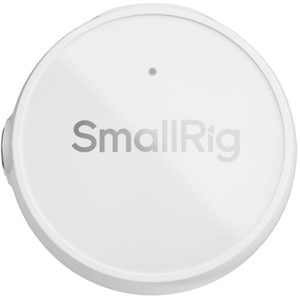 SmallRig S 60 2-Person Wireless Microphone System with USB-C Connector for Mobile Devices | 2.4 GHz, White