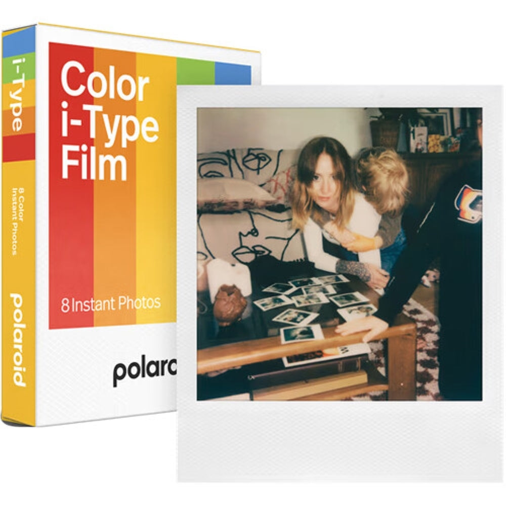 Polaroid Flip Instant Camera Color Starter Set | Black, 8 Exposures