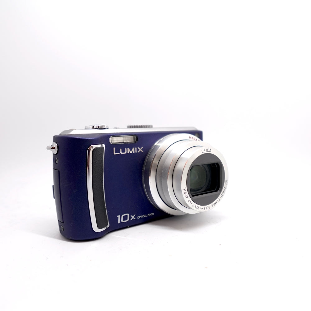 Used Panasonic Lumix DMC-TZ5 Digital Point and Shoot Camera | Blue | U9
