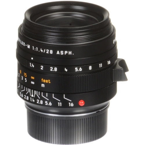 Leica Summilux-M 28mm f/1.4 ASPH. Lens | Black