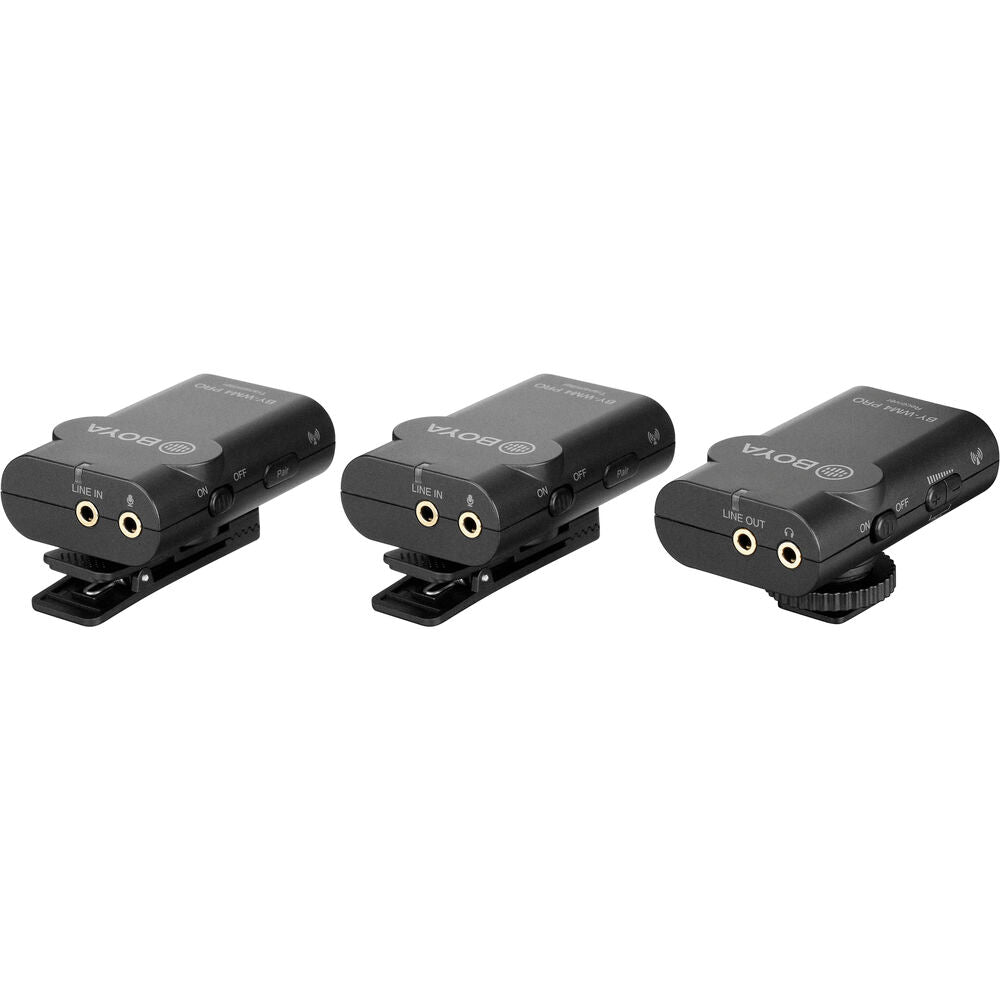 BOYA BY-WM4 PRO-K2 Two-Person Digital Camera-Mount Wireless Omni Lavalier Microphone System | 2.4 GHz