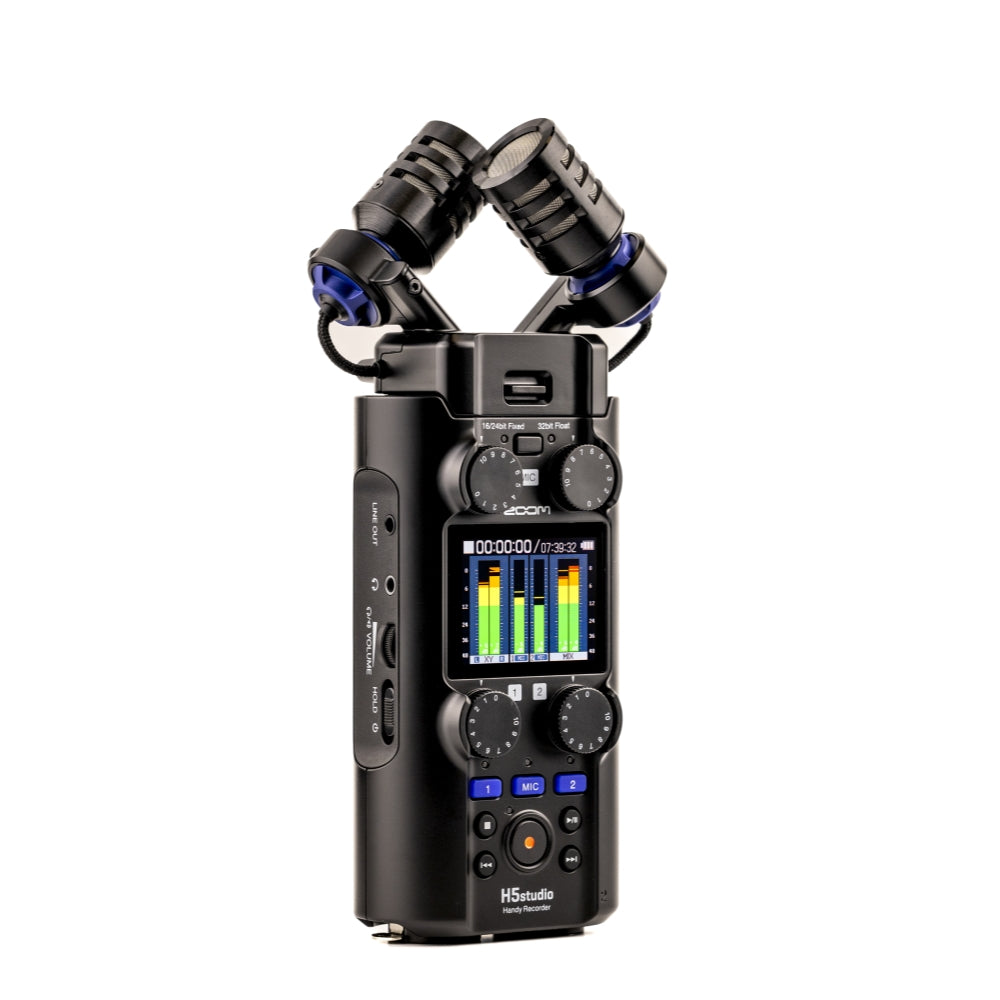 Zoom H5studio 4-Track Handy Recorder with 32-Bit Float Recording