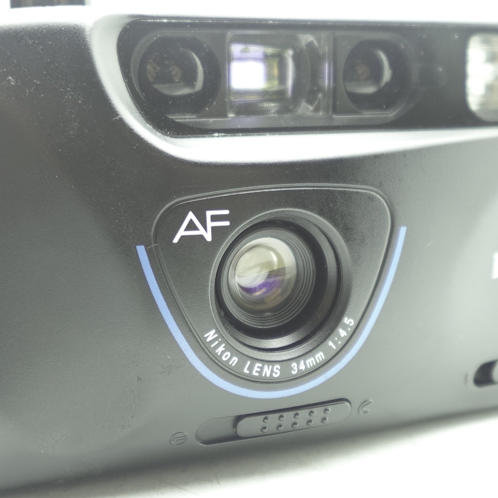 Used Nikon Fun Touch 2 AF 35mm Point and Shoot Camera | Blue | U9
