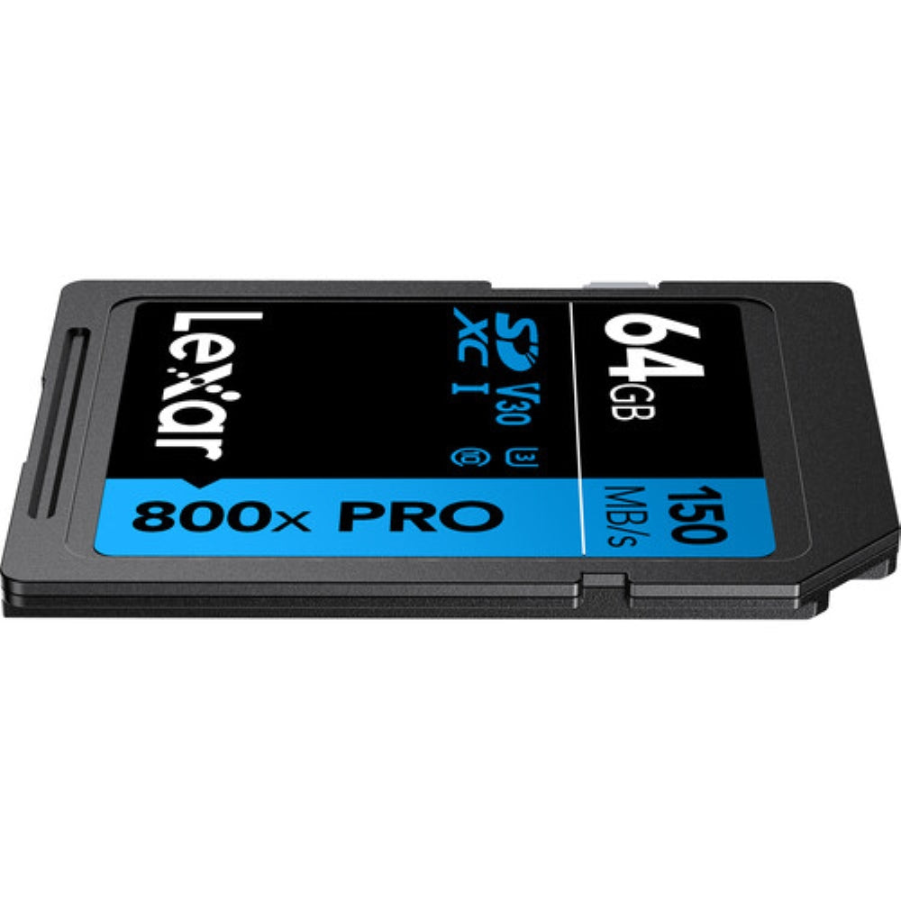 Lexar 64GB High-Performance 800x PRO UHS-I SDXC Memory Card | BLUE Series