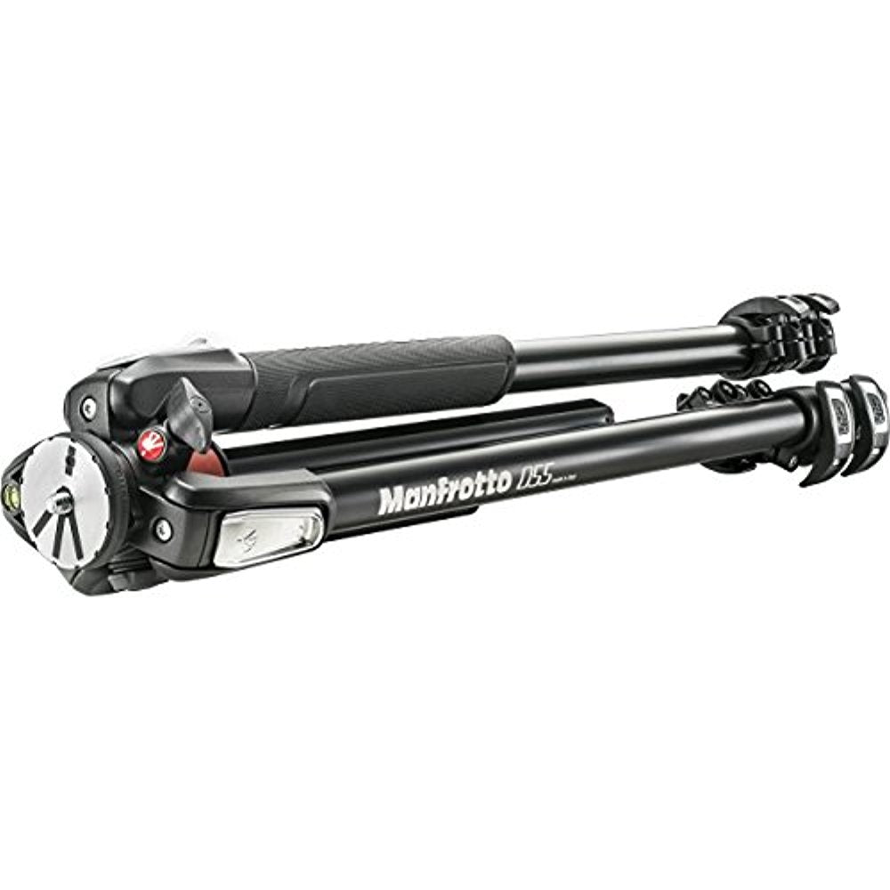 Manfrotto 502AH Video Head & MT055XPRO3 Aluminum Tripod Kit