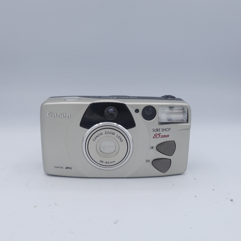 Used Canon Sure Shot 85 Zoom 35mm Point and Shoot Camera | Silver | U9