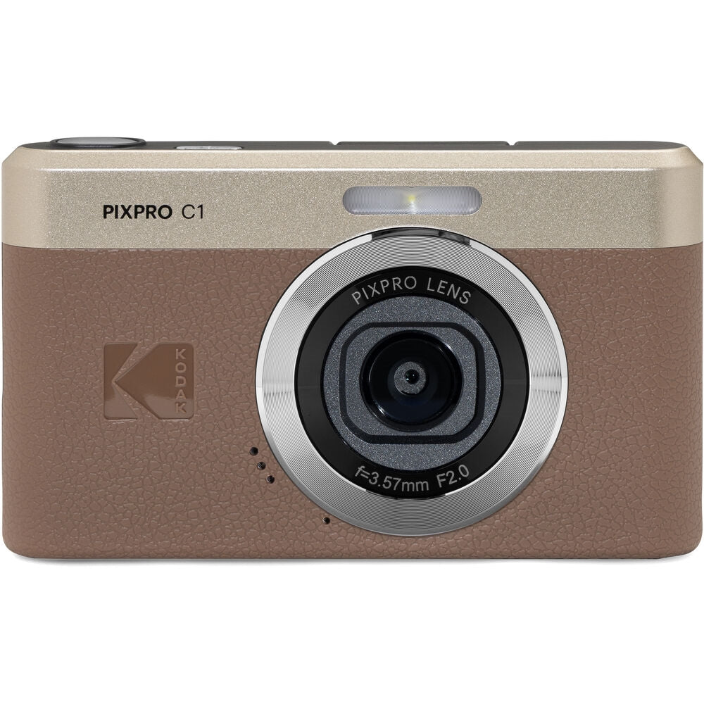 Kodak PIXPRO C1 Compact Digital Camera | Brown